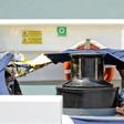 Migrants aboard the Italian coastguard ship, Diciotti, last August