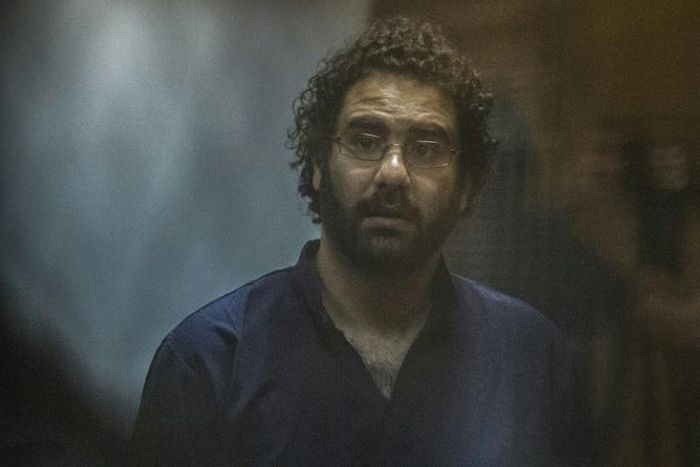 Egyptian pro-democracy campaigner Alaa Abdel Fattah, who has been released from prison under strict supervision, was among hundreds of secular activists detained in a crackdown after the army overthrew elected Islamist president Mohamed Morsi in 2013