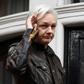 WikiLeaks founder Julian Assange speaks on the balcony of the Embassy of Ecuador in London on May 19, 2017