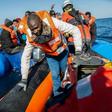 An Italian ship picked up some 50 migrants off the Libyan coast on Monday but it is unclear if it can land them in Italy.