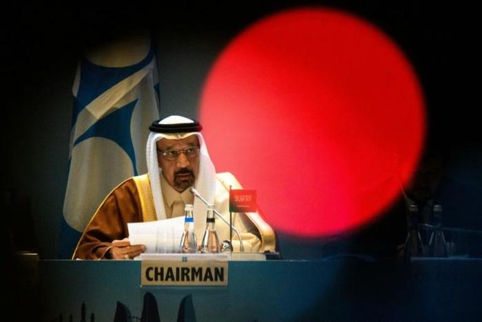 Saudi energy minister Khalid al-Falih said in Azerbaijan's capital Baku that OPEC+ countries were "close to implementing 90 percent" of the latest oil reduction agreement