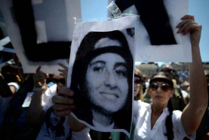 Posters of Emanuela Orlandi are often held up by people demonstrating over the case
