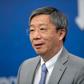 Yi Gang, Governor of People's Bank of China, speaking to journalists during a National People's Congress press conference in Beijing on Sunday