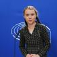 Swedish 16-year-old activist Greta Thunberg visited European Parliament in Strasbourg to push for climate action