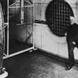French engineer Gustave Eiffel is seen posing in his research laboratory in France in the early 20th century