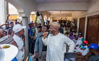 Kwara APC Governorship candidate Abdulrahman Abdulrasaq on campaign trail/@RealAARahman