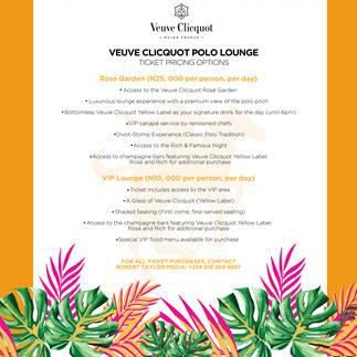 The Veuve Clicquot 7th annual Lagos Polo Tournament