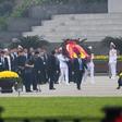 North Korean leader Kim Jong Un visits the Ho Chi Minh mausoleum in Hanoi