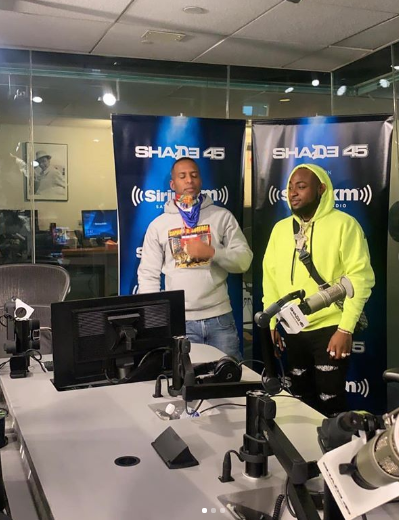 DJ Whoo Kid and Davido [Instagram Davido]