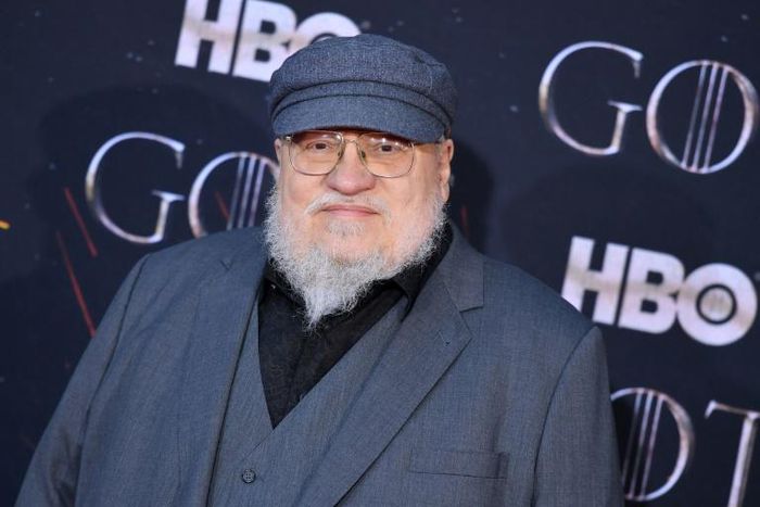 US novelist George R. R. Martin, who wrote the books upon which the TV show is based, arrives for the "Game of Thrones" eighth and final season premiere at Radio City Music Hall on April 3, 2019 in New York