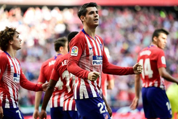 Atletico Madrid signed Alvaro Morata on loan from Chelsea in January.