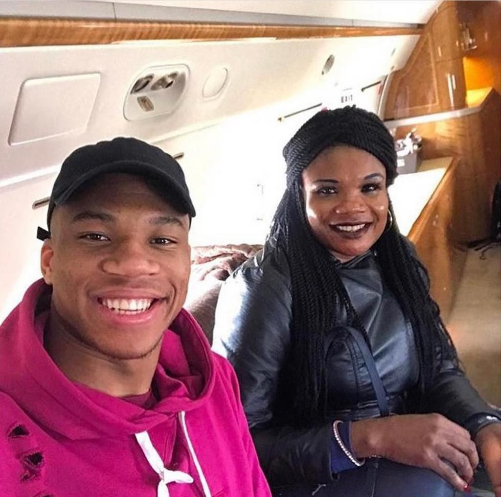 Giannis Antetokounmpo's mum  Veronica Adetokunbo (Instagram/Giannis Antetokounmpo)
