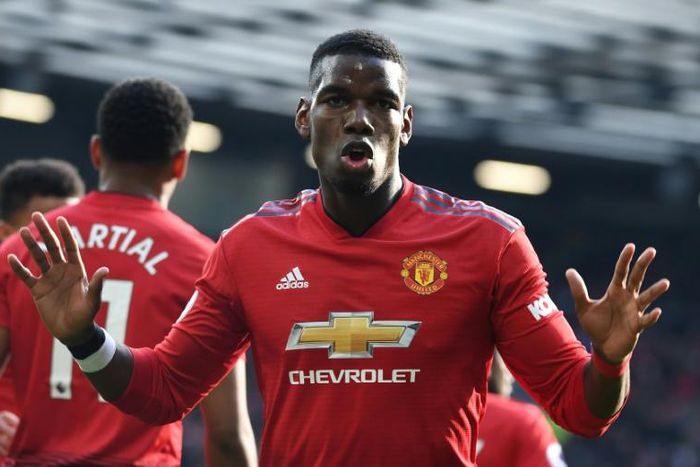 Spot on: Paul Pogba scored a pair of penalties in Manchester United's 2-1 win over West Ham