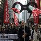 Protesters marched in Hong Kong on Sunday to protest against the government's plans to approve extraditions with mainland China, Taiwan and Macau
