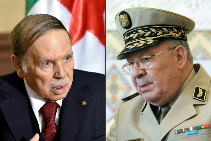 Algerian President Abdelaziz Bouteflika has faced calls to step down from armed forces chief of staff Ahmed Gaid Salah