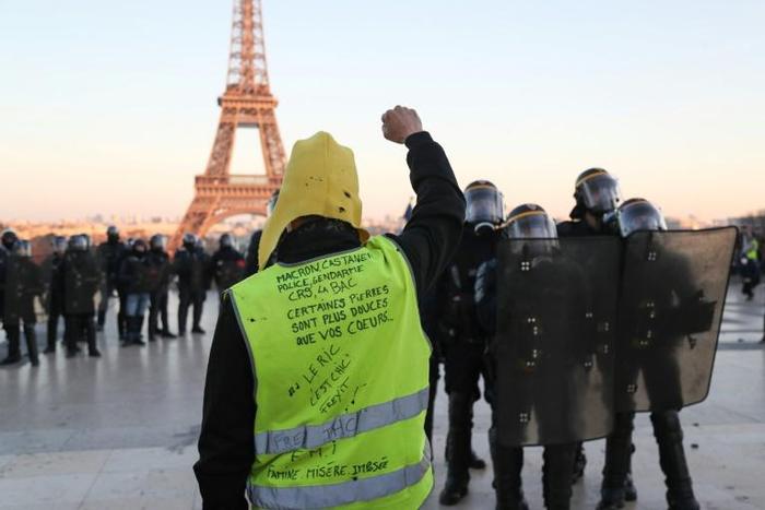 The "yellow vest" protest movement in France has seen participation dwindle in recent weeks