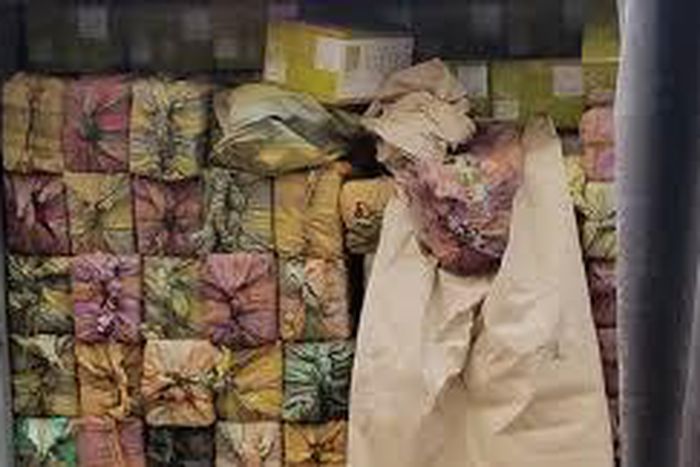 A manifest said the shipping container held dried fruit, but inside was 3,200 pounds of cocaine