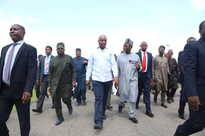 Saraki visits Benue over killings in the state.