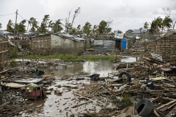 The cyclone death toll has risen in Mozambique