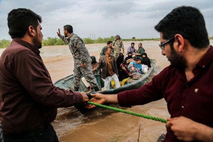 Floods have forced hundreds of thousands of people to evacuate from cities and villages