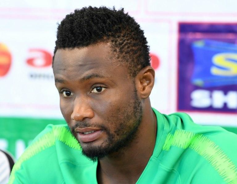 Nigeria captain and former Chelsea midfielder Mikel (pictured June 2018), who now plays for Tianjin TEDA in China, has been excused from his side's Cup of Nations team after only recently recovering from injury