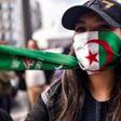 Algerian students demonstrate with national flags in the capital on Sunday against ailing President Abdelaziz Bouteflika's bid for a fifth term