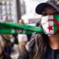 Algerian students demonstrate with national flags in the capital on Sunday against ailing President Abdelaziz Bouteflika's bid for a fifth term