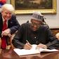 President Muhammadu Buhari and President Donald Trump at a bilateral meeting in the White House on Monday, April 30, 2018