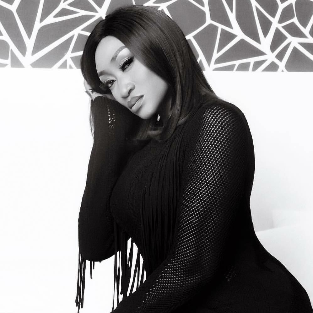 Oge Okoye in tears as she visits controversial South African pastor [Instagram/OgeOkoye]