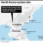 Map showing the Yongbyon nuclear site in North Korea.