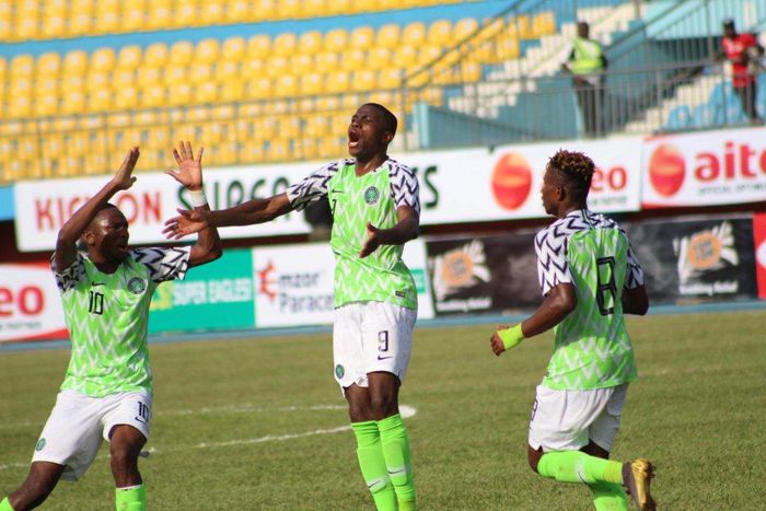 Kelechi Nwakali, Victor Osimhen and Samuel CHukwueze (Complete Sports)