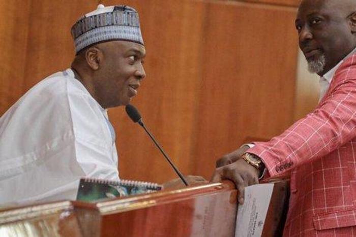 The court has dismissed a fundamental human right suit filed by the trio of President of the Senate, Bukola Saraki, Senator Dino Melaye and Senator Ben Murray-Bruce[Twitter/@MobilePunch]