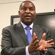 Central African Republic President Faustin-Archange Touadera hails the prospects of a new peace accord as he addresses the US Institute of Peace in Washington