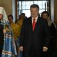 Poroshenko attended an enthronement ceremony for Ukrainian Church leader Metropolitan Yepifaniy