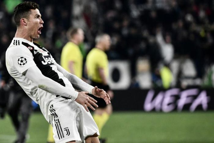 Cristiano Ronaldo crashed home a hat-trick to send Juventus into the Champions League last eight with a 3-0 win over Atletico Madrid