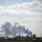 The Islamic State group's last sliver of territory in Syria is coming under heavy artillery fire and air strikes