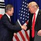 US President Donald Trump and South Korean President Moon Jae-in will meet in April in Washington
