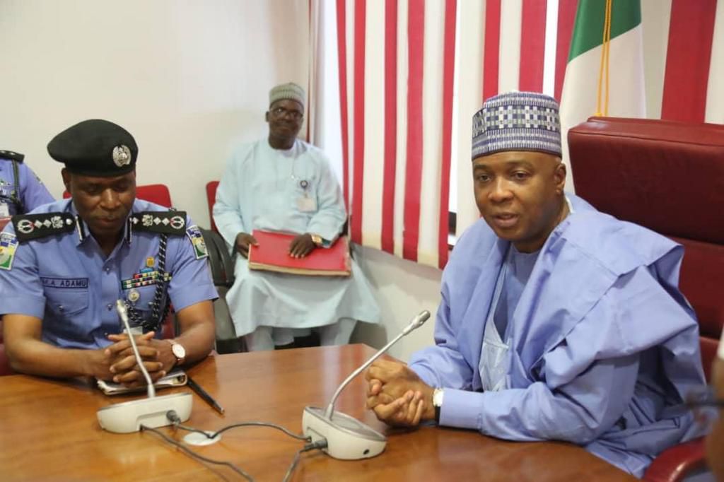 IGP meets Saraki, laments increasing security challenges.