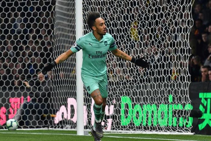 Pierre-Emerick Aubameyang gave Arsenal the goal they neded to beat Watford