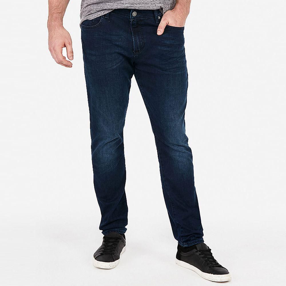 Express Super Skinny Dark Wash Stretch Jeans
