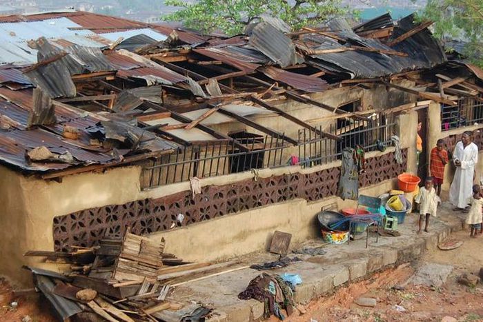 Rainstorm destroys houses in Ondo state  (TVC)