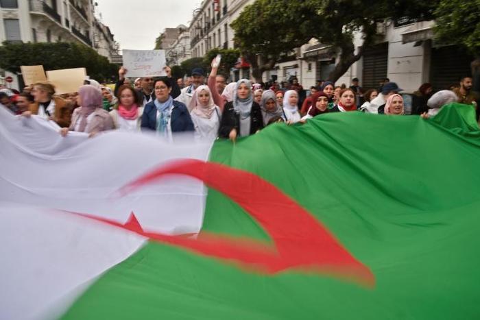 Algerians have demonstrated in their tens of thousands against Bouteflika's bid for another term as president