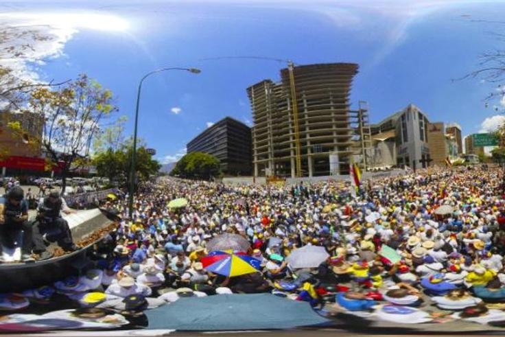 At a giant Caracas rally, opposition leader Juan Guaido announced "the greatest escalation of pressure we have seen in our history" on the leftist government of Nicolas Maduro