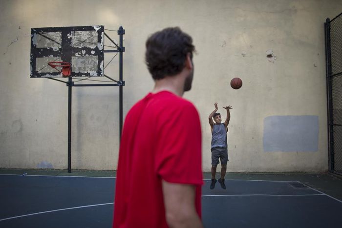Can a Middle-Age Dad Still Perfect His Jump Shot?