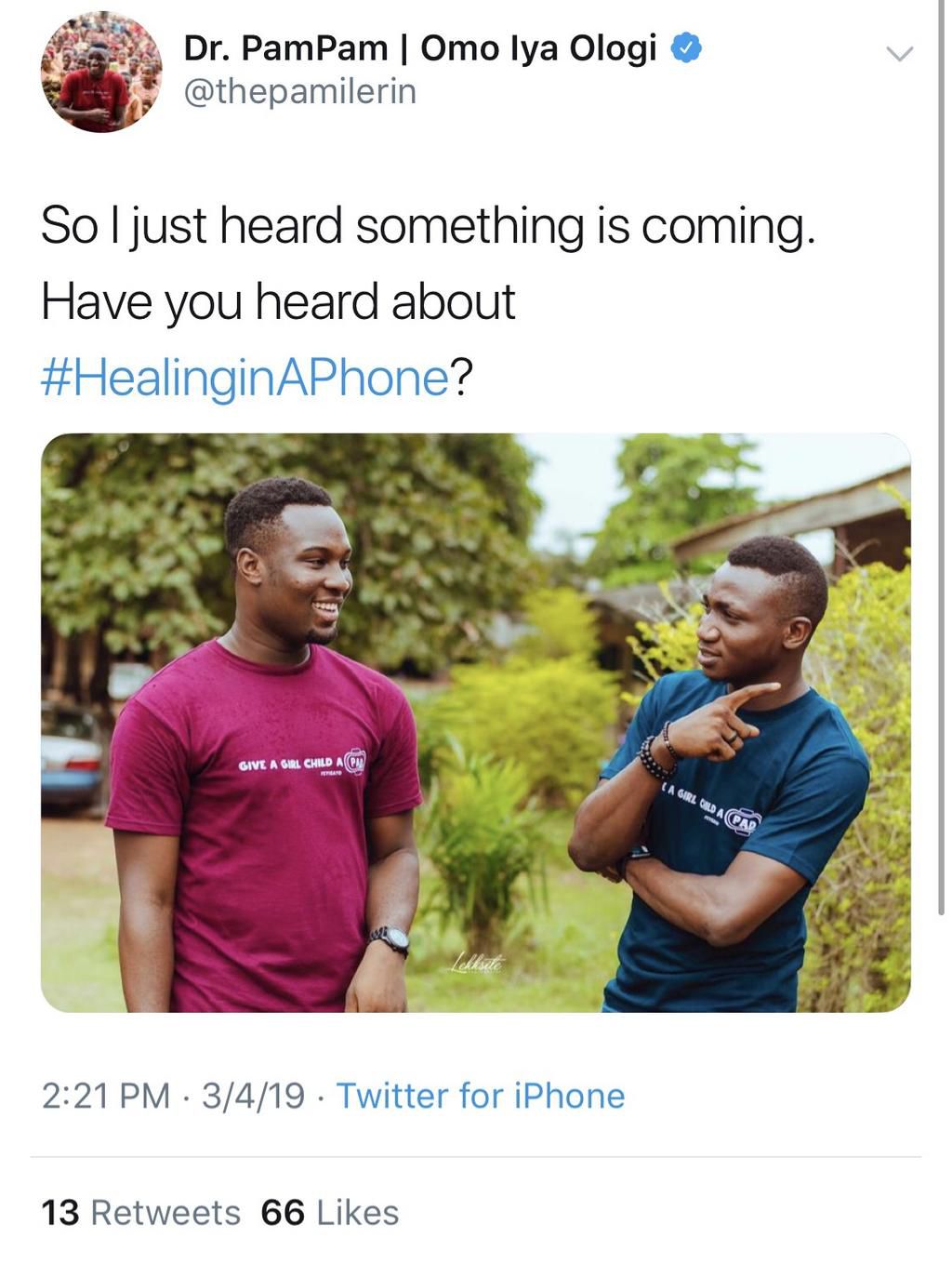 #HealingInAPhone is trending on Twitter and these tweets will make you anticipate what is coming!