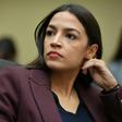 Along with Alexandria Ocasio-Cortez (c), lawmakers who signed included representatives Ilhan Omar, Rashida Tlaib, Ayanna Pressley and presidential hopeful Tulsi Gabbard