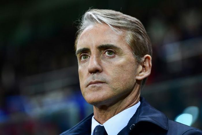 Italy's coach Roberto Mancini (pictured March 2019) said, "Racist behaviour must be stigmatized" after the "unacceptable" racist abuse of Moise Kean