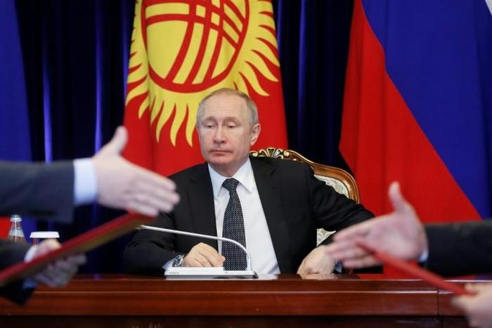 Putin arrived Thursday on a state visit to Kyrgyzstan, an impoverished ex-Soviet ally that looks to Russia for much-needed investment and security 