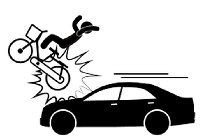 Driver injures cyclist and runs, but gets arrested by Police. (Bicycle Sierra Michaels)