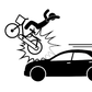 Driver injures cyclist and runs, but gets arrested by Police. (Bicycle Sierra Michaels)